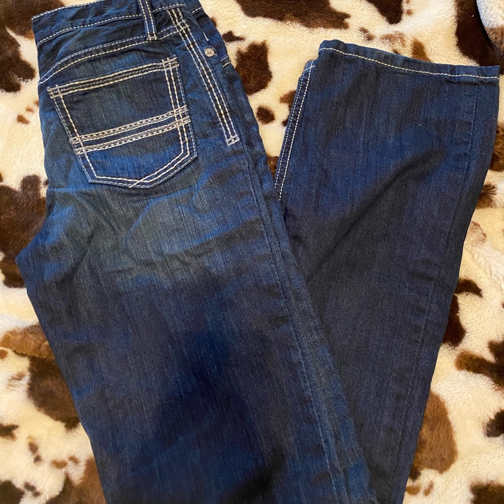 Cinch Men's Ian October Slim Fit Boot Cut Jeans Size 29x34
